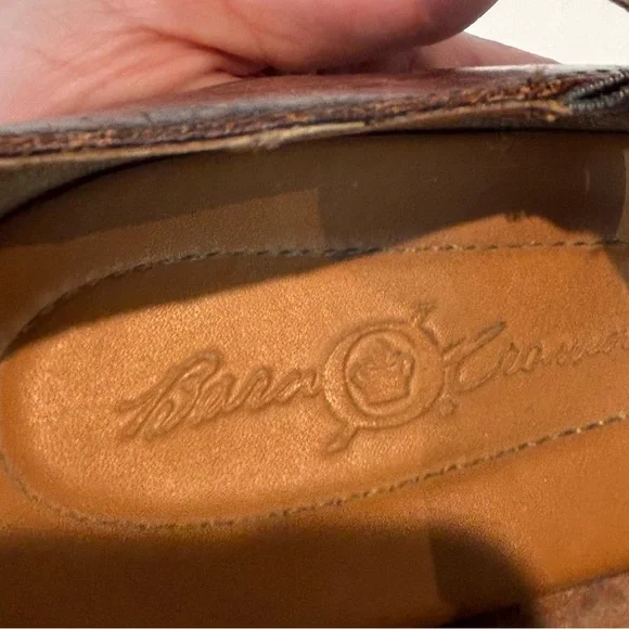 Born BOC Chestnut Brown Leather Mary Jane Style T Strap Heels - Picture 2 of 11